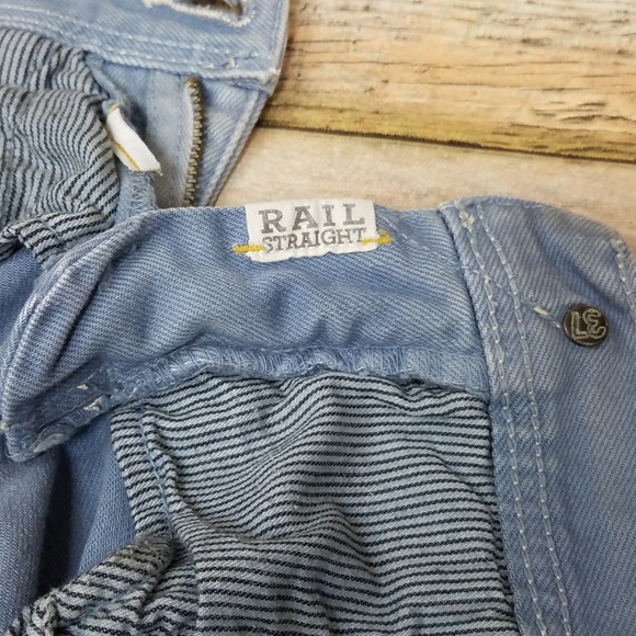 Madewell Rail Straight Light Blue Jeans 29x31.5 - Picture 7 of 8